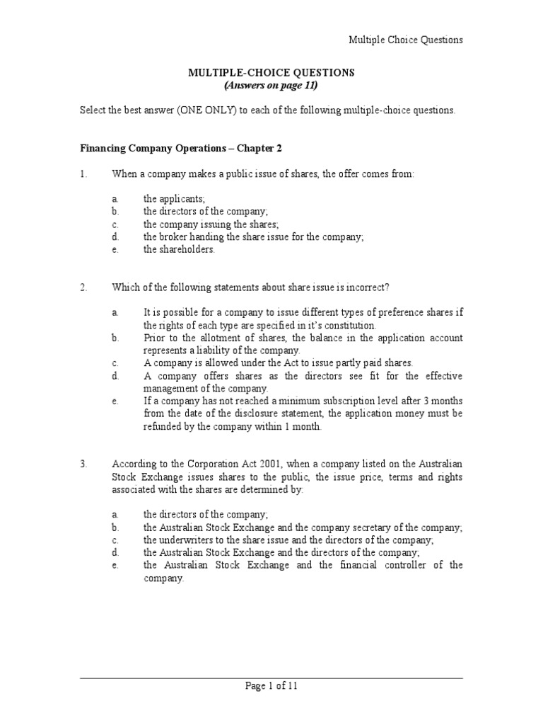 Cost Accounting Multiple Choice Questions And Answers