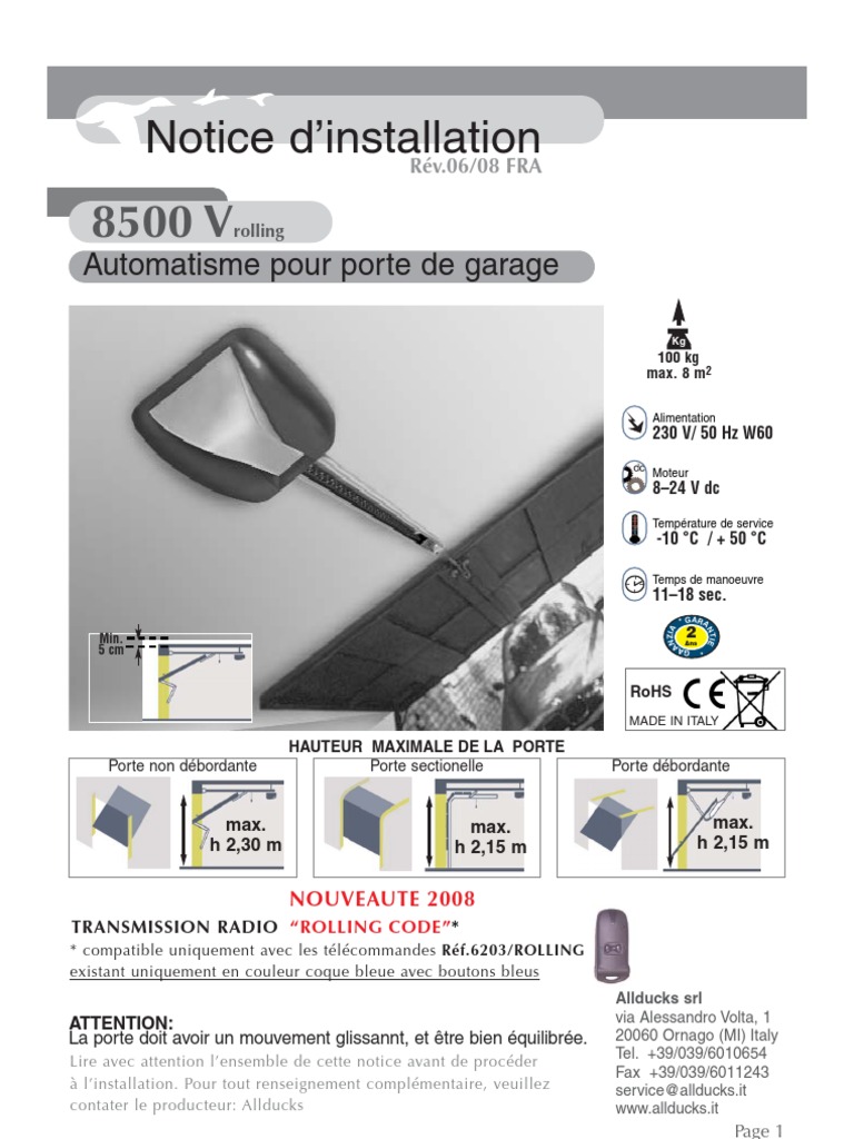 Download Legacy 696CDB Garage Door Opener Owners Manual DocShare.tips